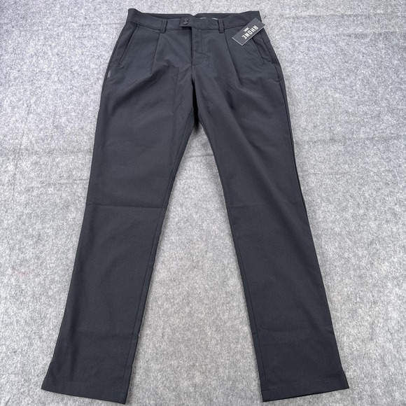 Rhone Golf Tour Trouser Pants Mens 32x32 Black Performance Stretch Water Repel
